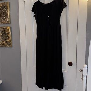 Stylish Black Maxi Dress